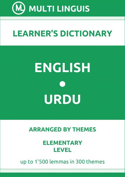 English-Urdu (Theme-Arranged Learners Dictionary, Level A1) - Please scroll the page down!